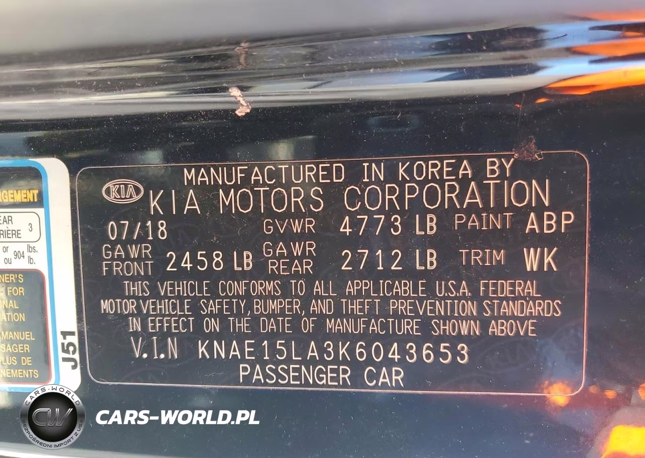 2019 Kia Stinger Base VIN:KNAE15LA3K6043653 - 13