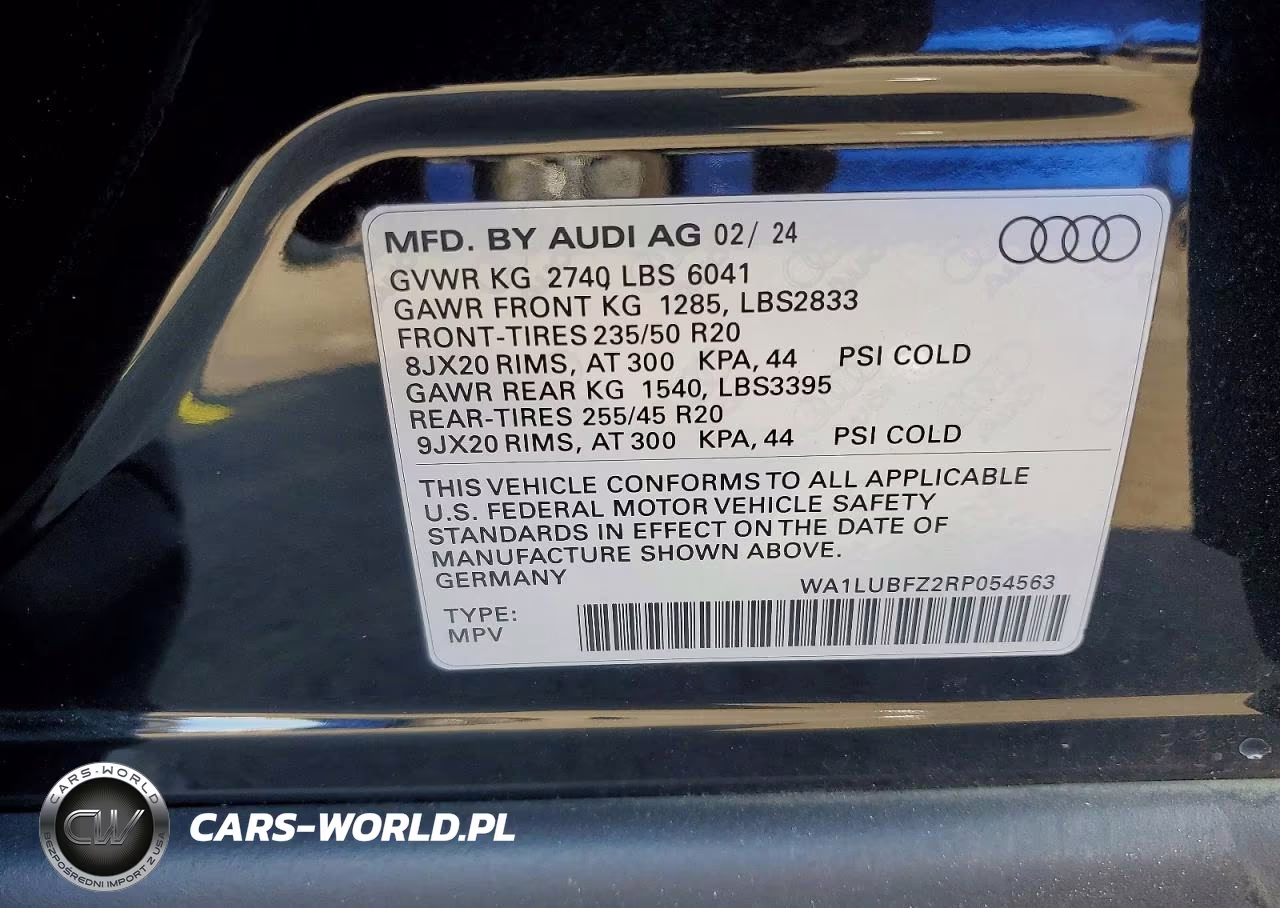 2024 Audi Q4 E-Tron Premium Plus VIN:WA1LUBFZ2RP054563 - 14