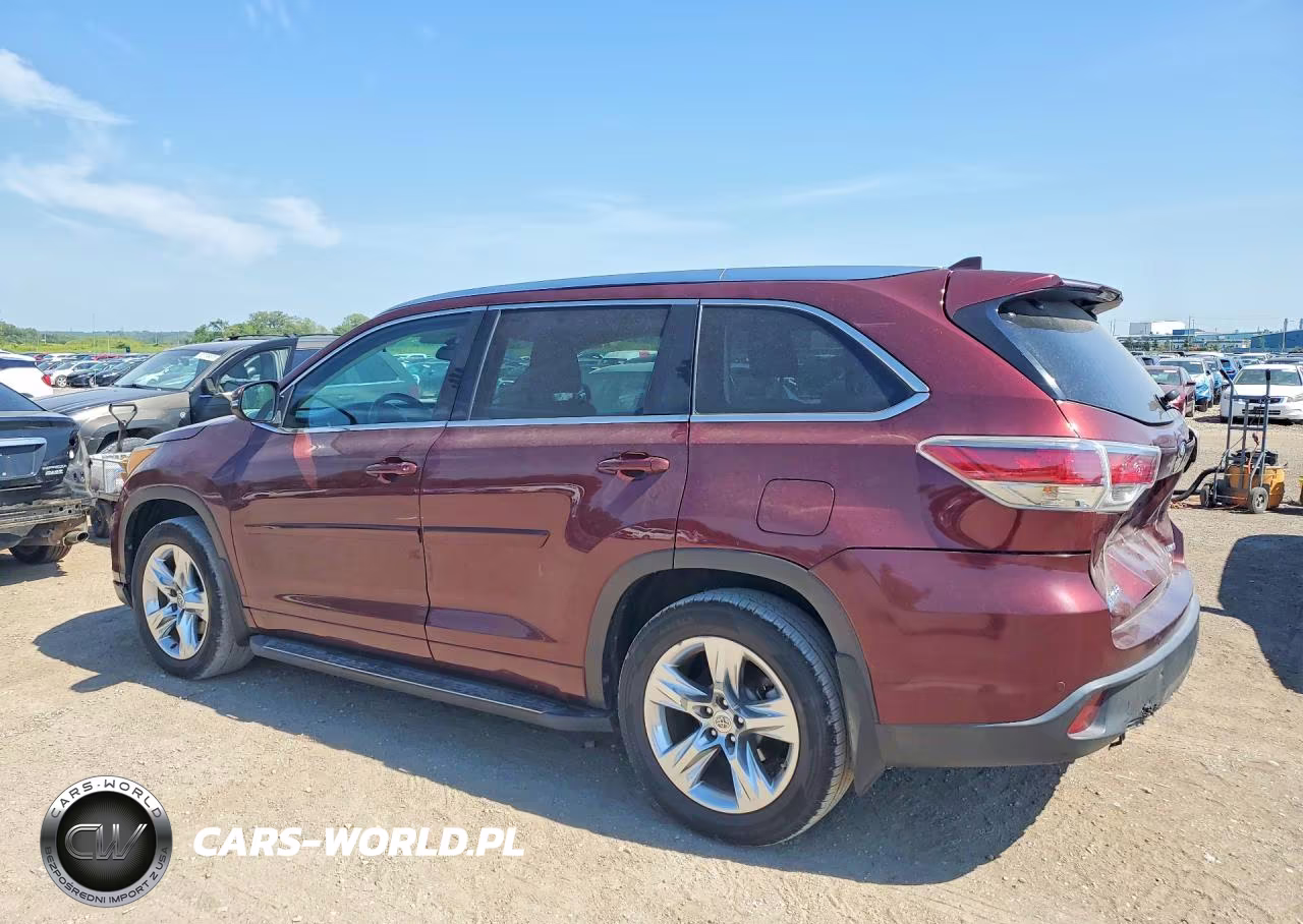 2014 Toyota Highlander Limited VIN:5TDYKRFH4ES016852 - 2