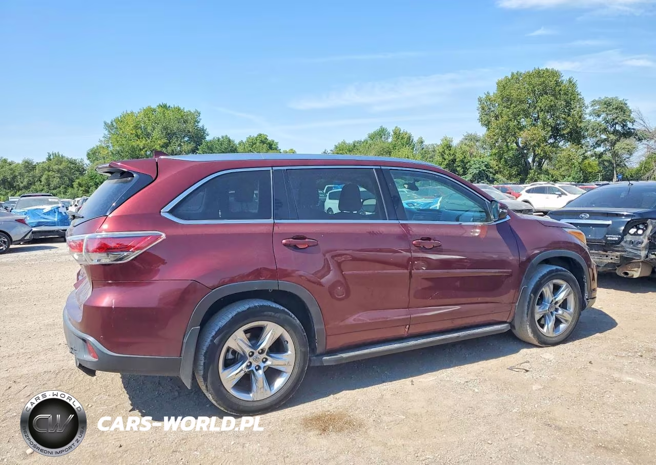 2014 Toyota Highlander Limited VIN:5TDYKRFH4ES016852 - 3