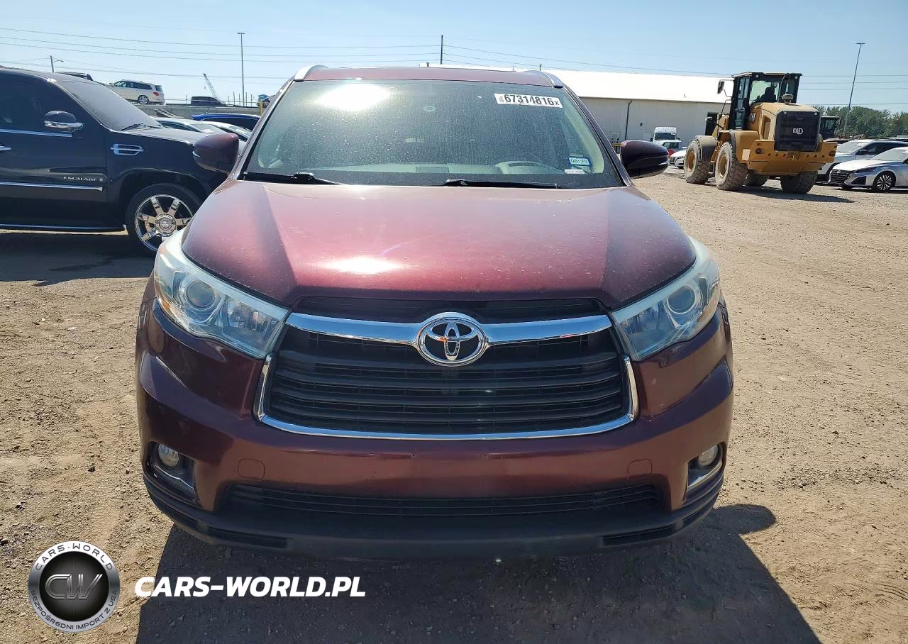 2014 Toyota Highlander Limited VIN:5TDYKRFH4ES016852 - 5