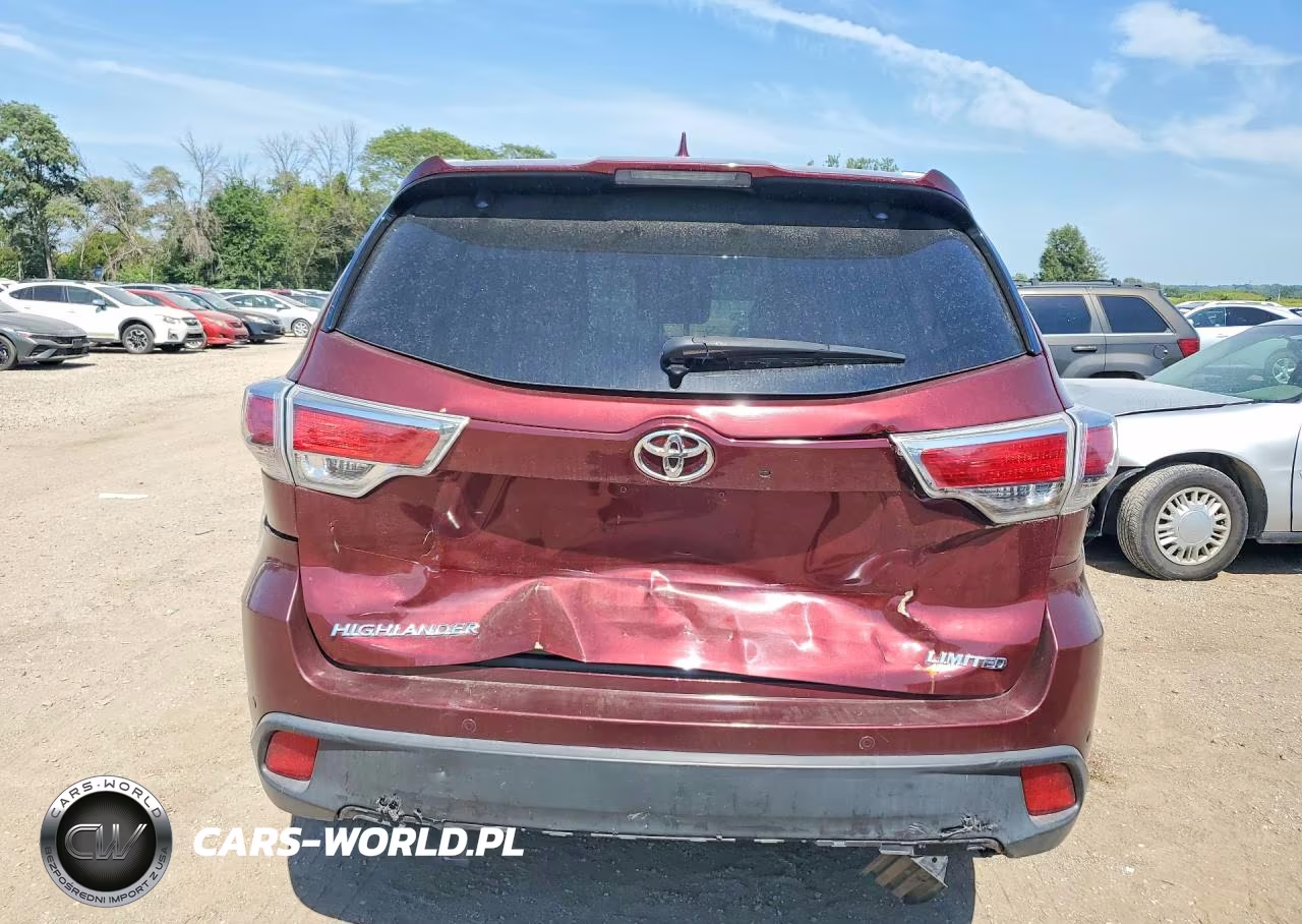 2014 Toyota Highlander Limited VIN:5TDYKRFH4ES016852 - 6