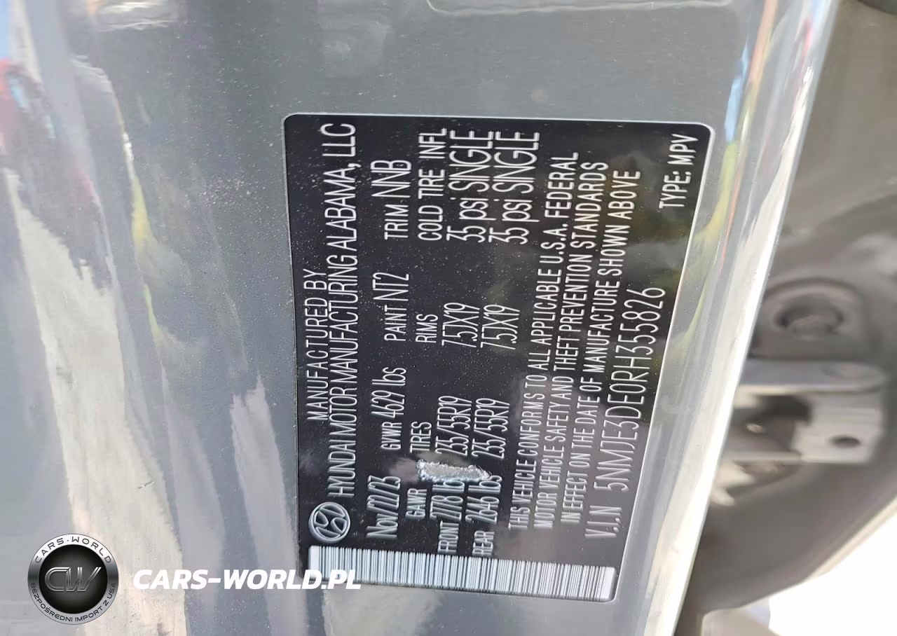 2024 Hyundai Tucson Limited VIN:5NMJE3DE0RH355826 - 12