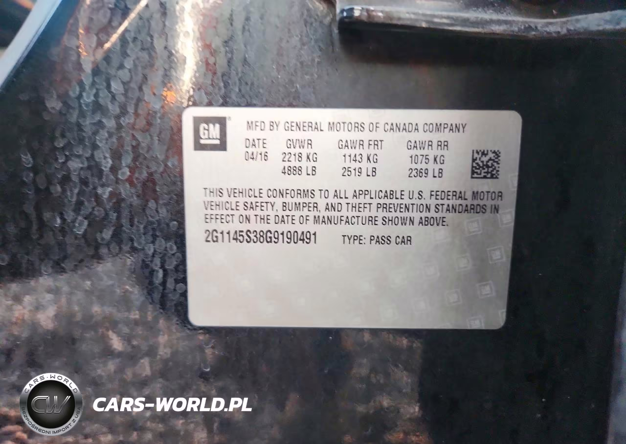 2016 Chevrolet Impala Ltz VIN:2G1145S38G9190491 - 12