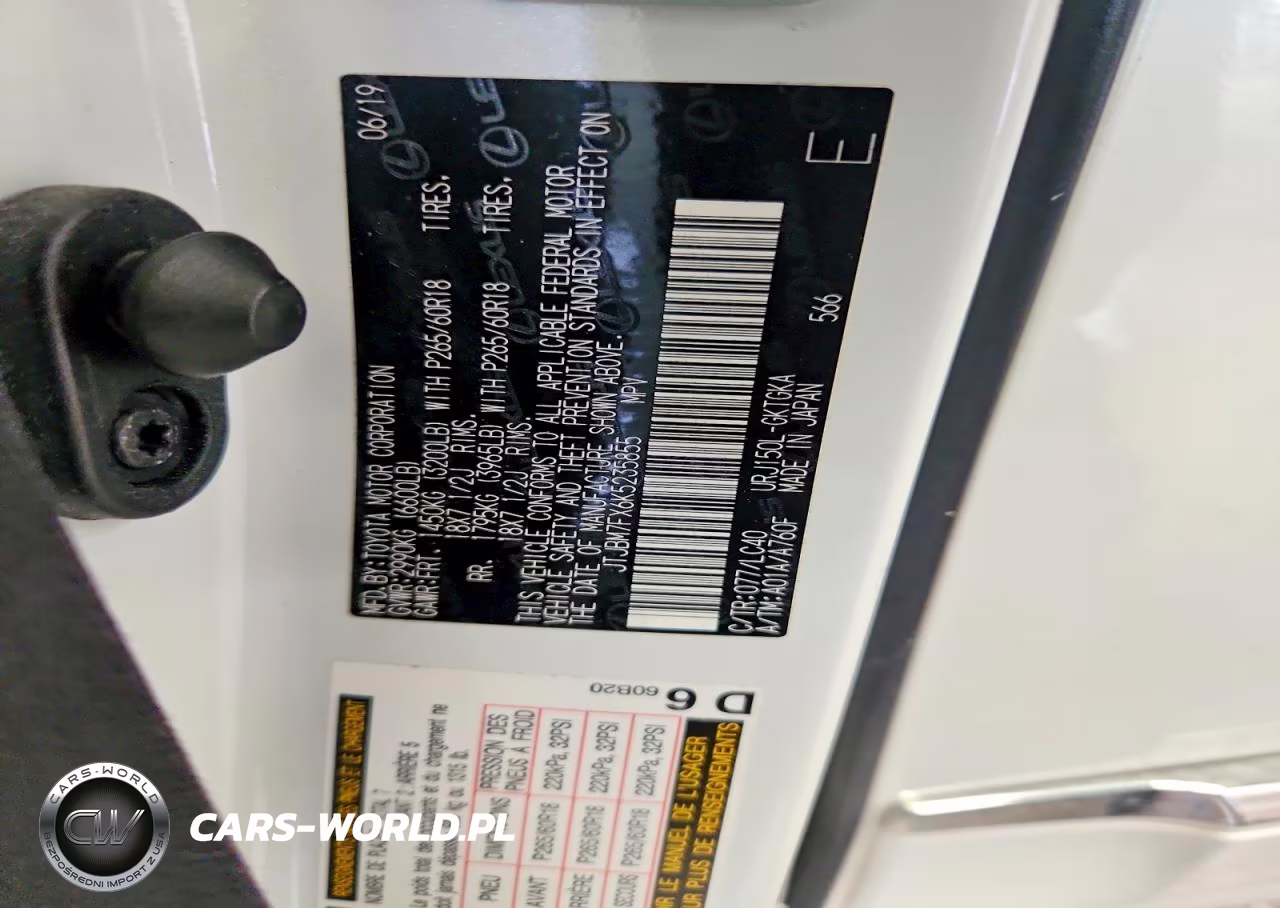 2019 Lexus Gx 460 VIN:JTJBM7FX6K5235855 - 13