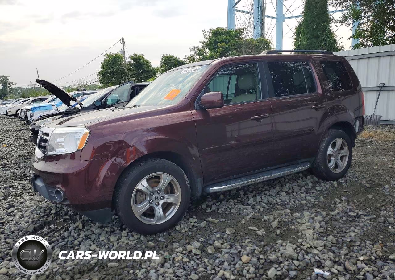 2013 Honda Pilot Exl VIN:5FNYF4H59DB064201 - 1