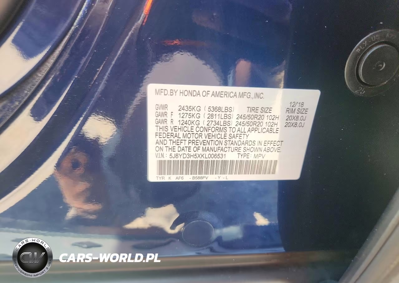 2019 Acura Mdx Tech Pkg VIN:5J8YD3H5XKL006531 - 13