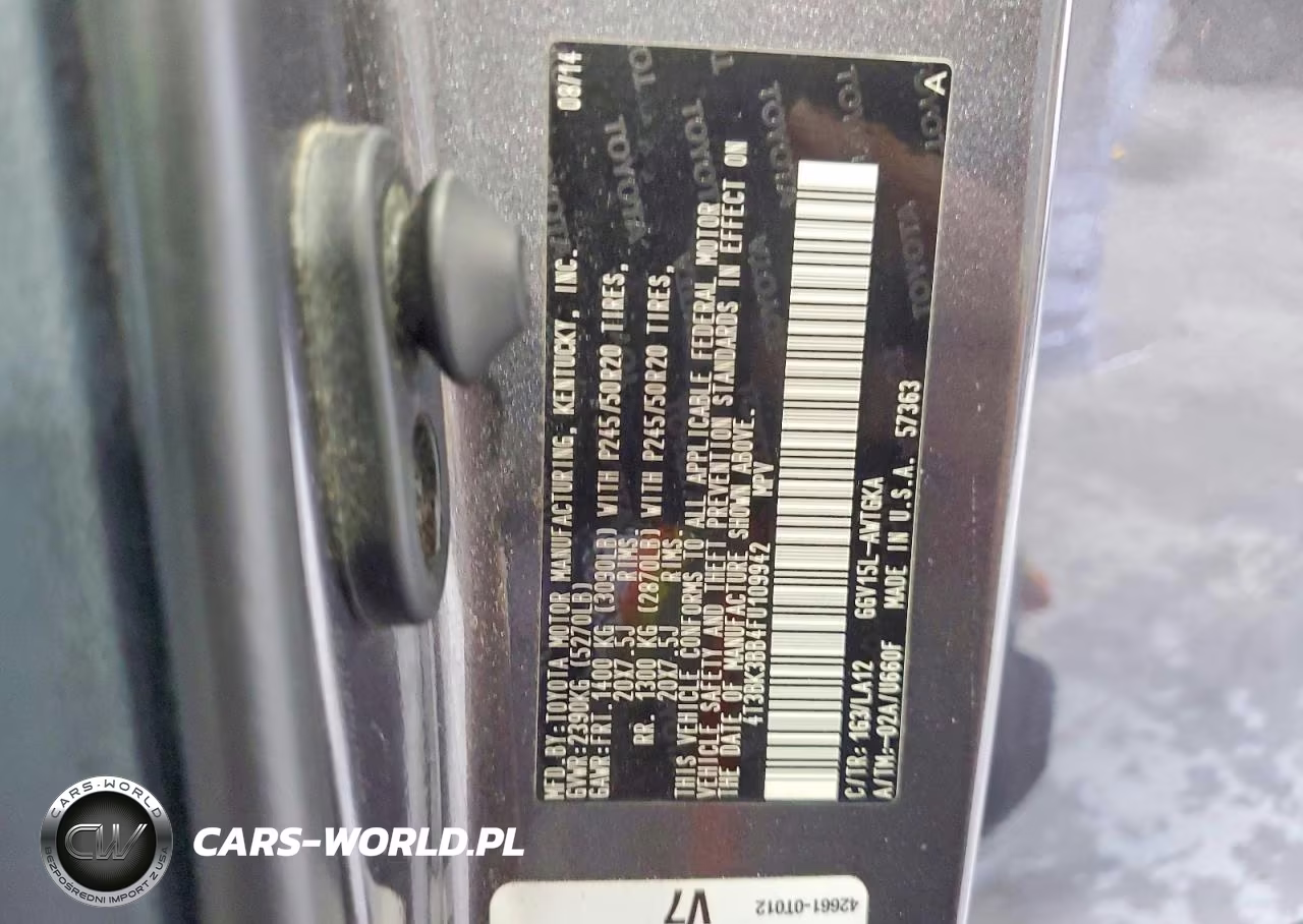 2015 Toyota Venza Xle VIN:4T3BK3BB4FU109942 - 14