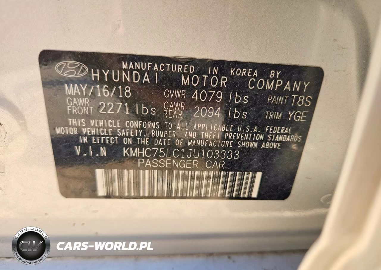2018 Hyundai Ioniq Sel VIN:KMHC75LC1JU103333 - 13