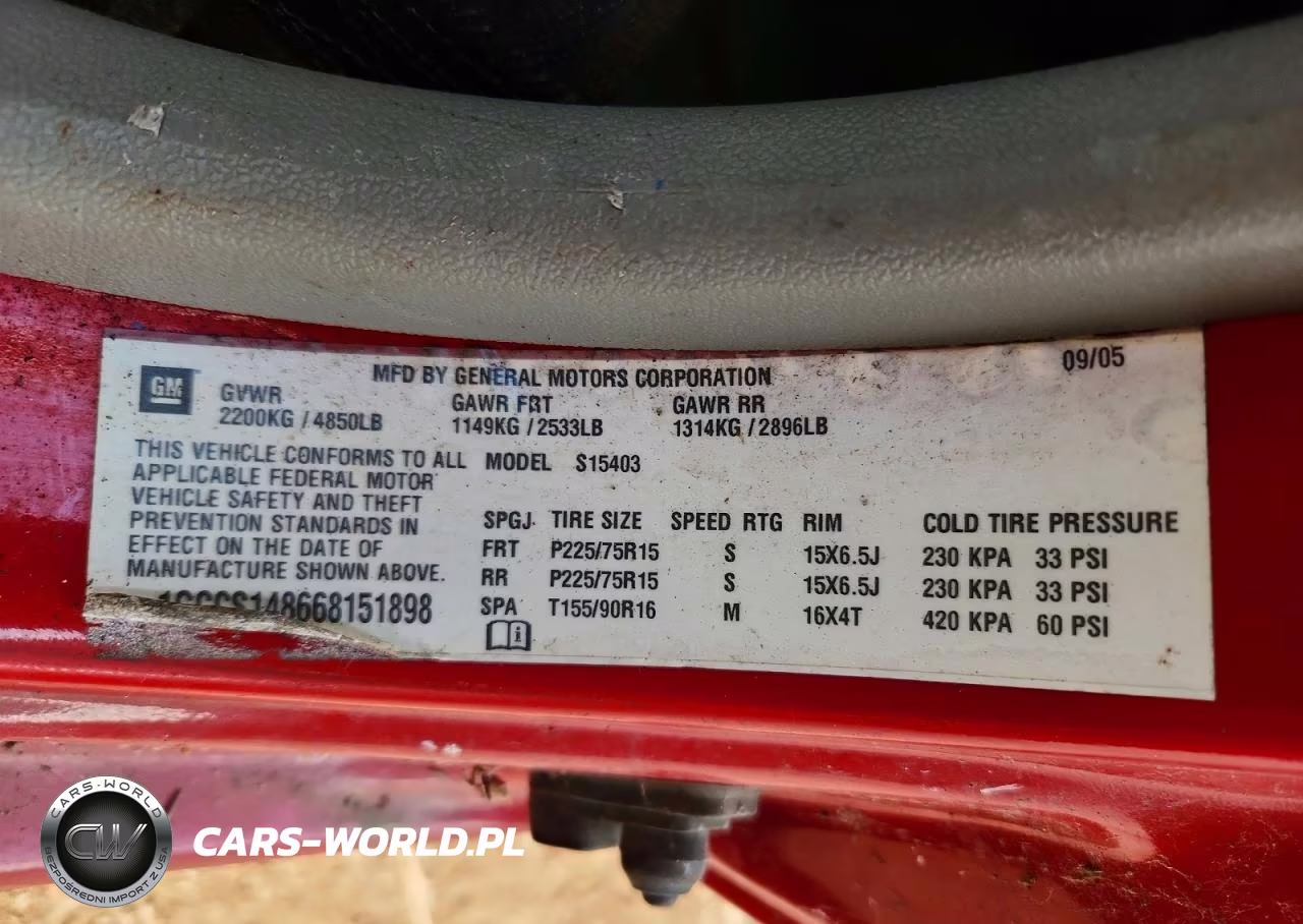 2006 Chevrolet Colorado VIN:1GCCS148668151898 - 12