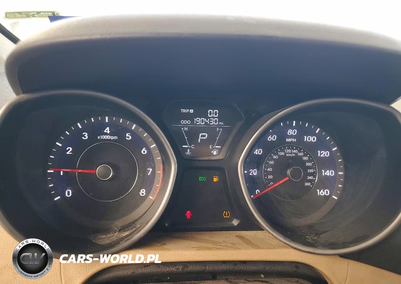 2013 Hyundai Elantra Gls VIN:5NPDH4AE7DH288412 - 9