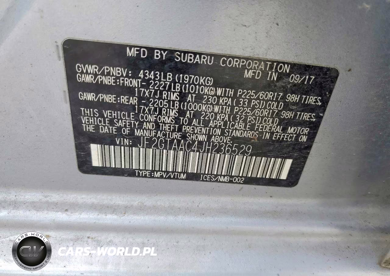 2018 Subaru Crosstrek VIN:JF2GTAAC4JH236529 - 14