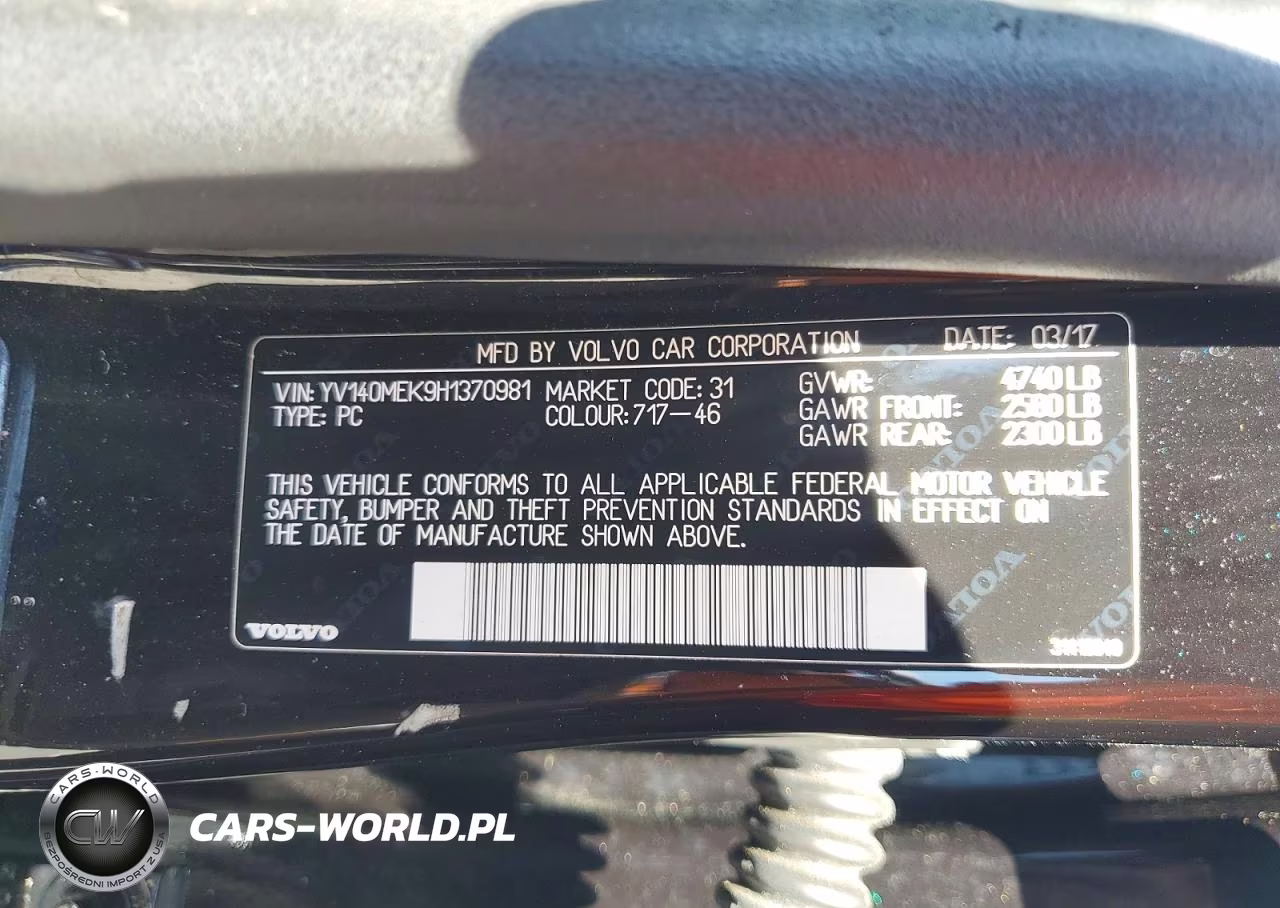 2017 Volvo V60 T5 Premier VIN:YV140MEK9H1370981 - 12
