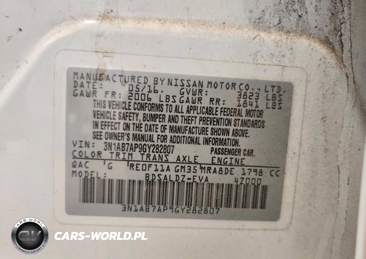 2016 Nissan Sentra Sv VIN:3N1AB7AP9GY282807 - 12