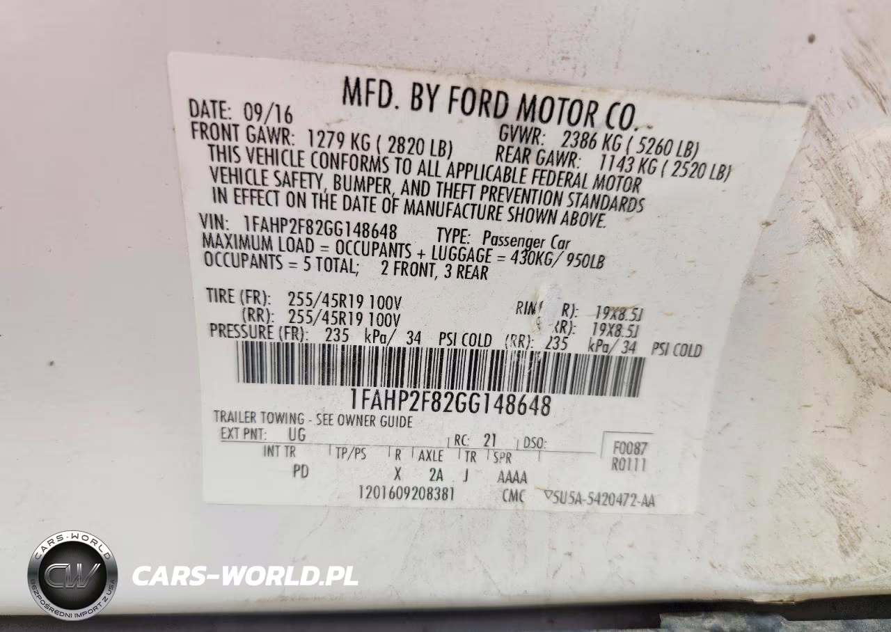 2016 Ford Taurus Limited VIN:1FAHP2F82GG148648 - 12