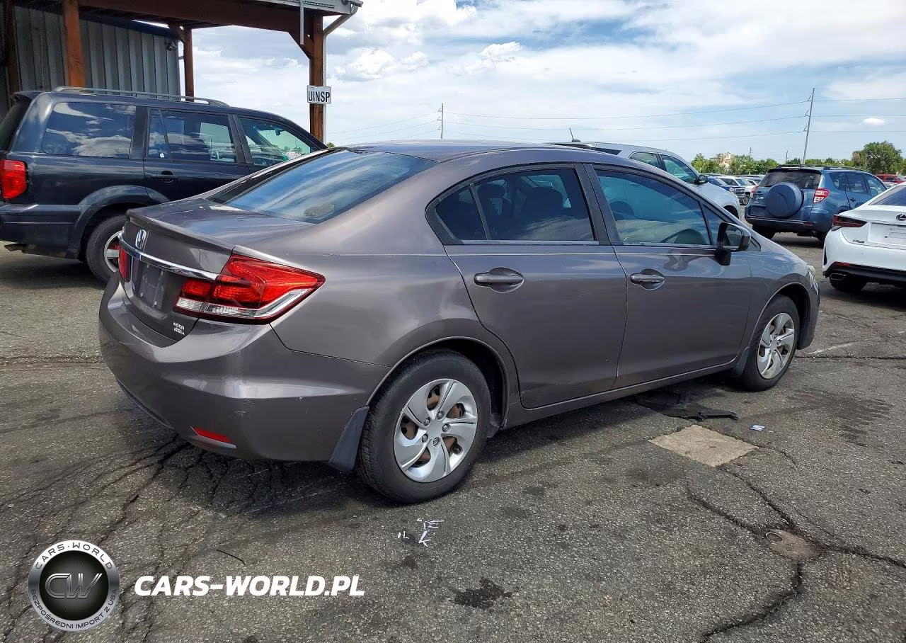 2014 Honda Civic Lx VIN:19XFB2F50EE015616 - 3