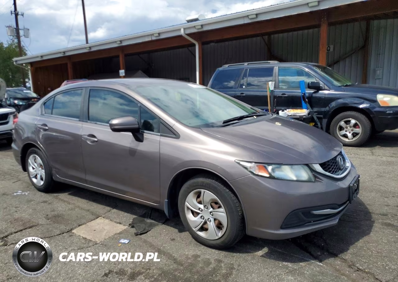 2014 Honda Civic Lx VIN:19XFB2F50EE015616 - 4