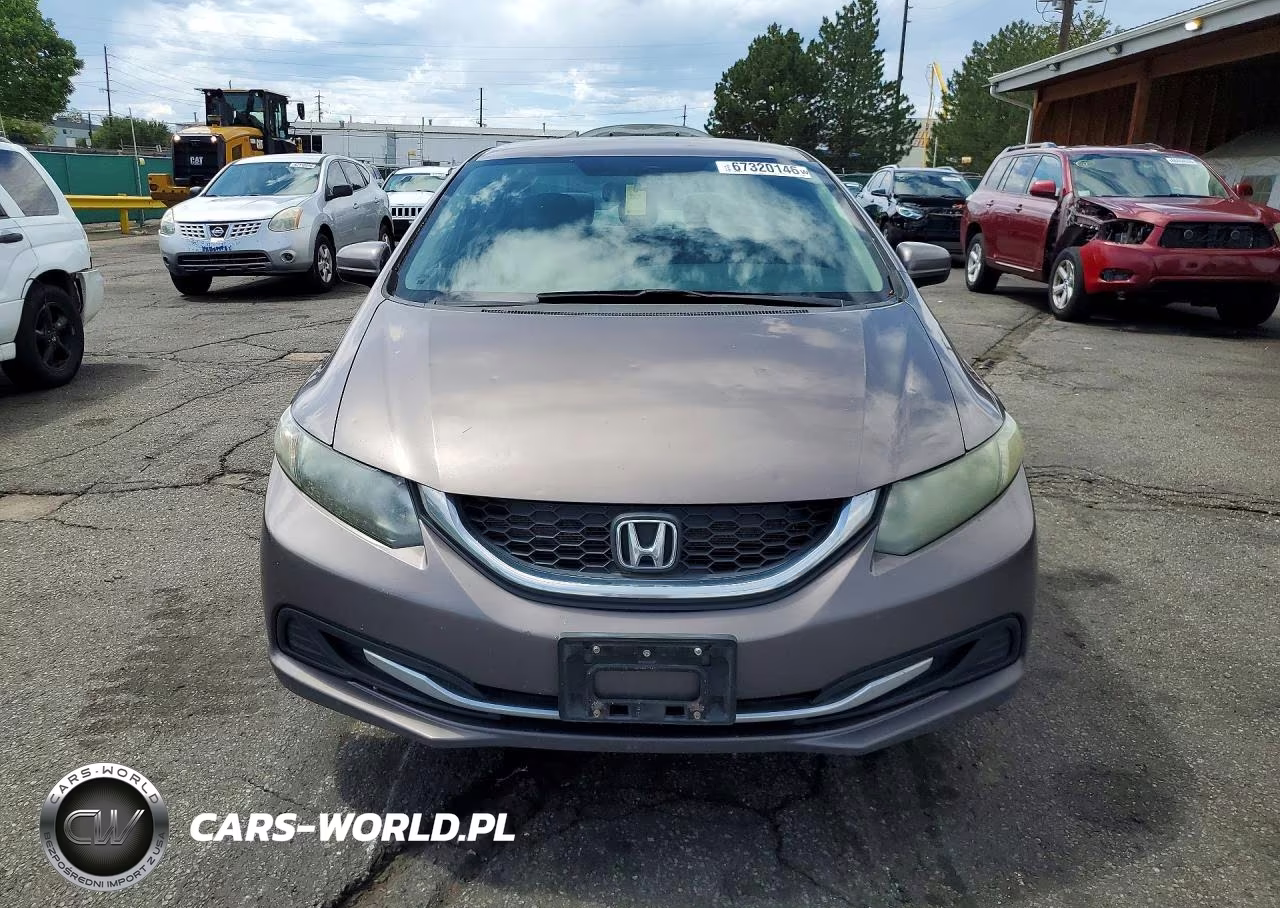 2014 Honda Civic Lx VIN:19XFB2F50EE015616 - 5