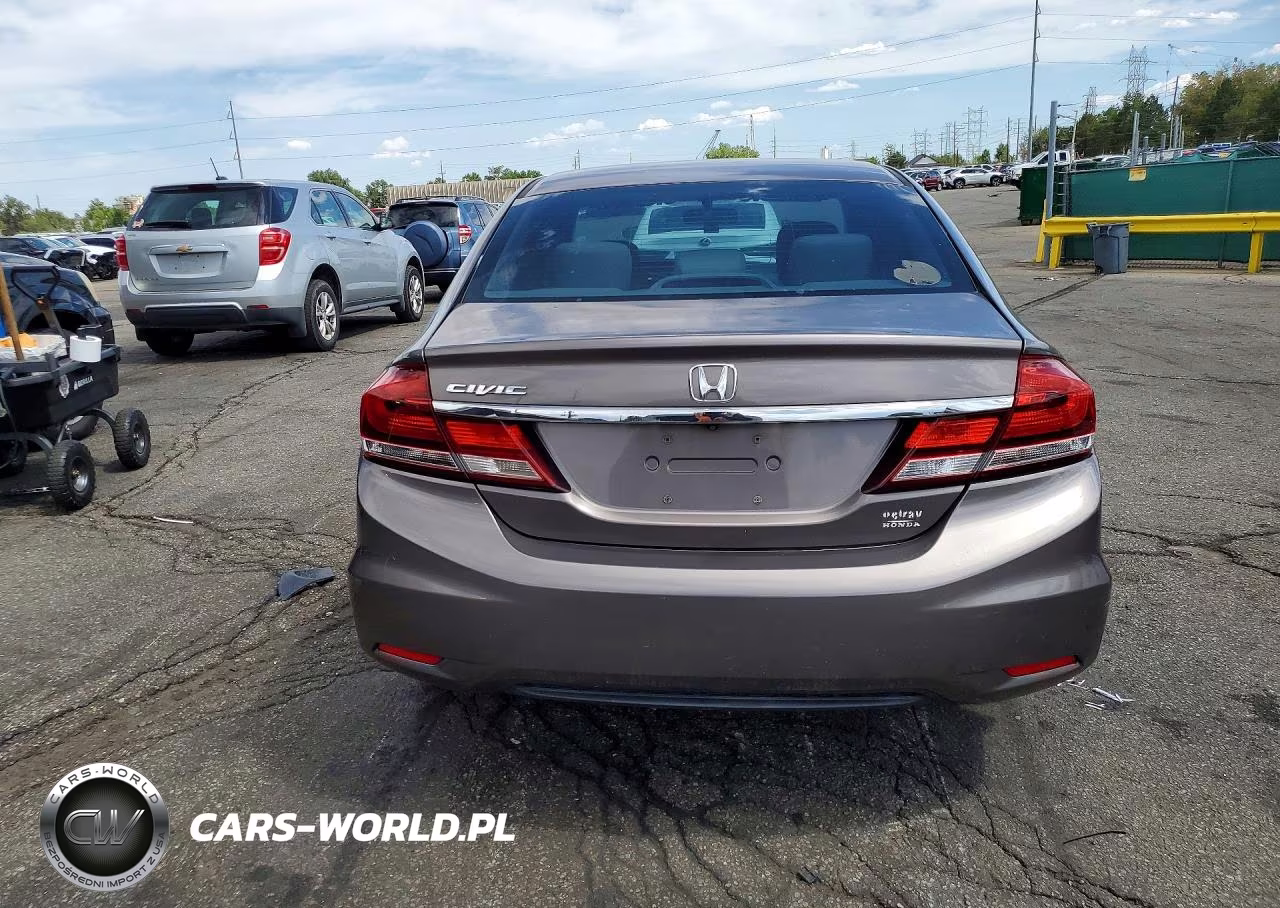 2014 Honda Civic Lx VIN:19XFB2F50EE015616 - 6