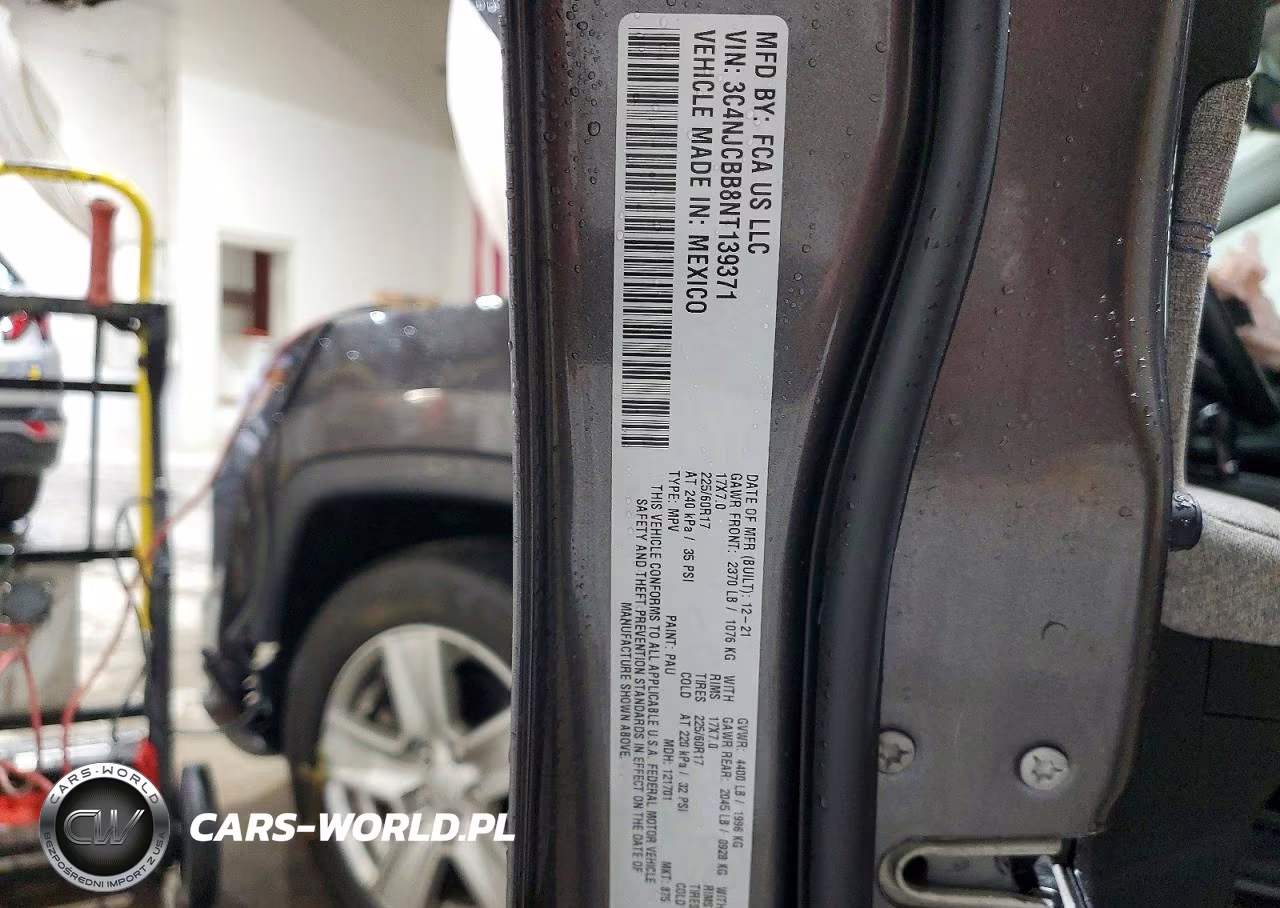 2022 Jeep Compass Latitude VIN:3C4NJCBB8NT139371 - 13
