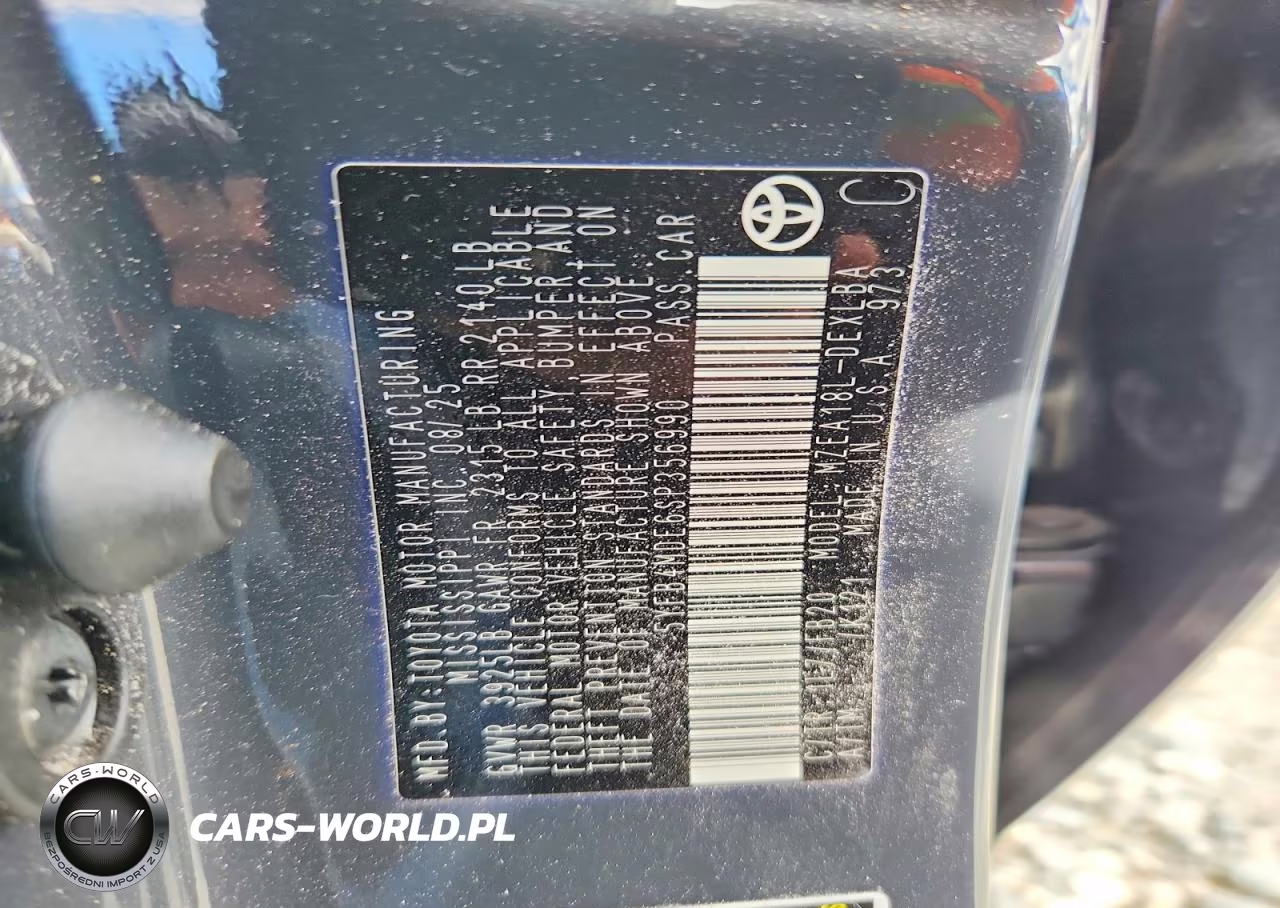 2025 Toyota Corolla Le VIN:5YFB4MDE6SP356990 - 12