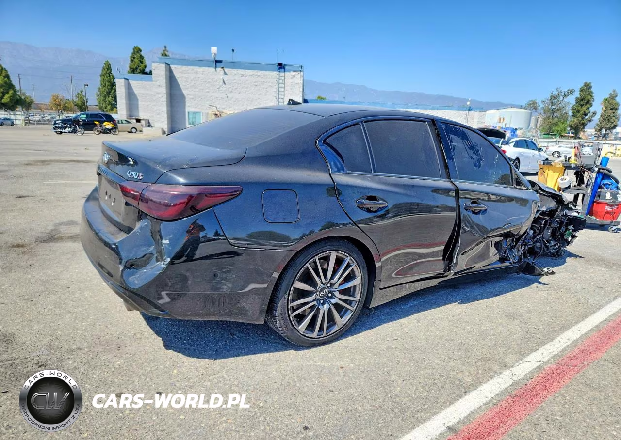 2021 Infiniti Q50 Red Sport 400 VIN:JN1FV7DR0MM880423 - 3