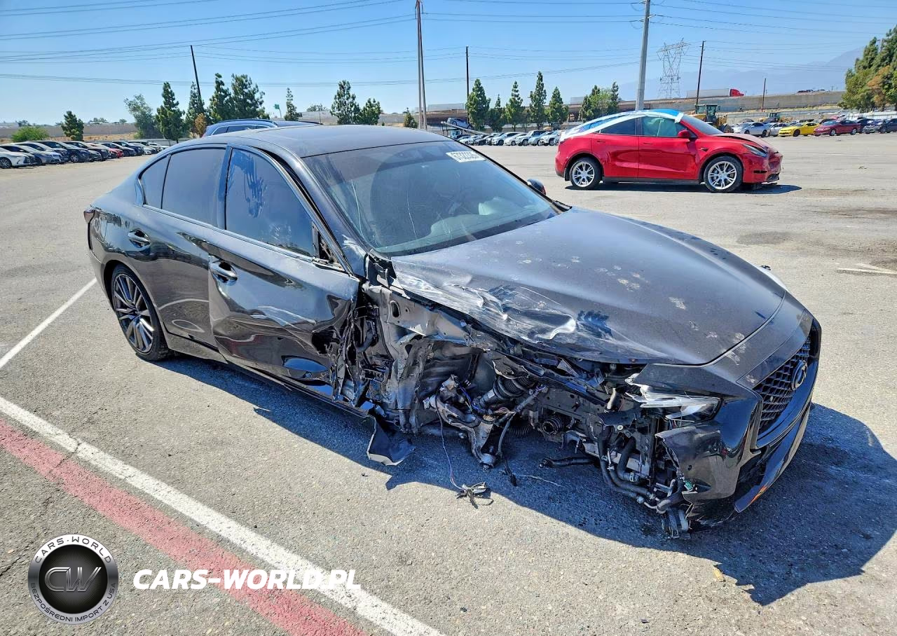 2021 Infiniti Q50 Red Sport 400 VIN:JN1FV7DR0MM880423 - 4