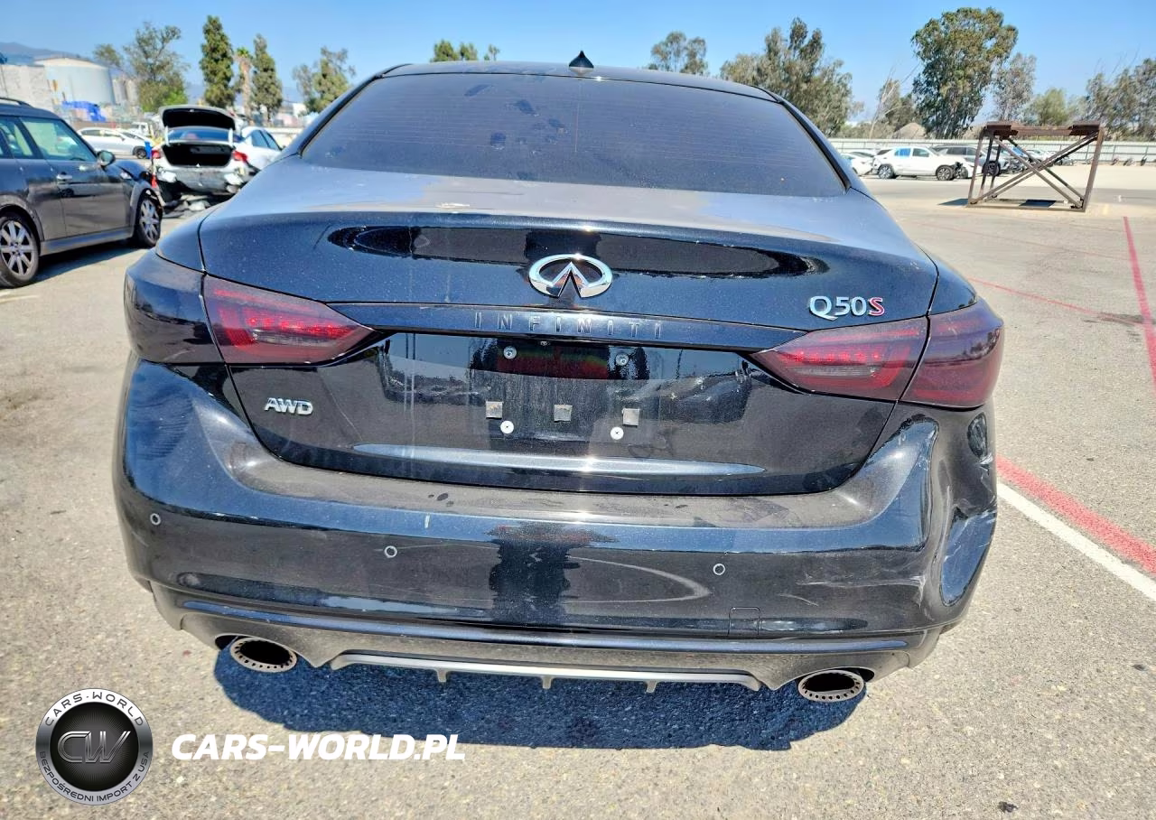 2021 Infiniti Q50 Red Sport 400 VIN:JN1FV7DR0MM880423 - 6
