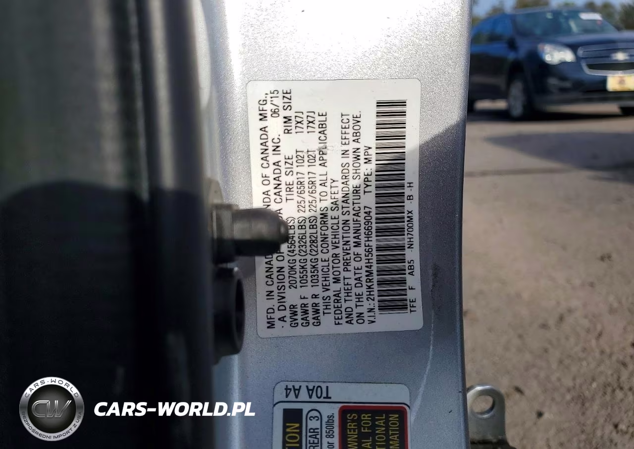2015 Honda Cr-V Ex VIN:2HKRM4H56FH669047 - 12