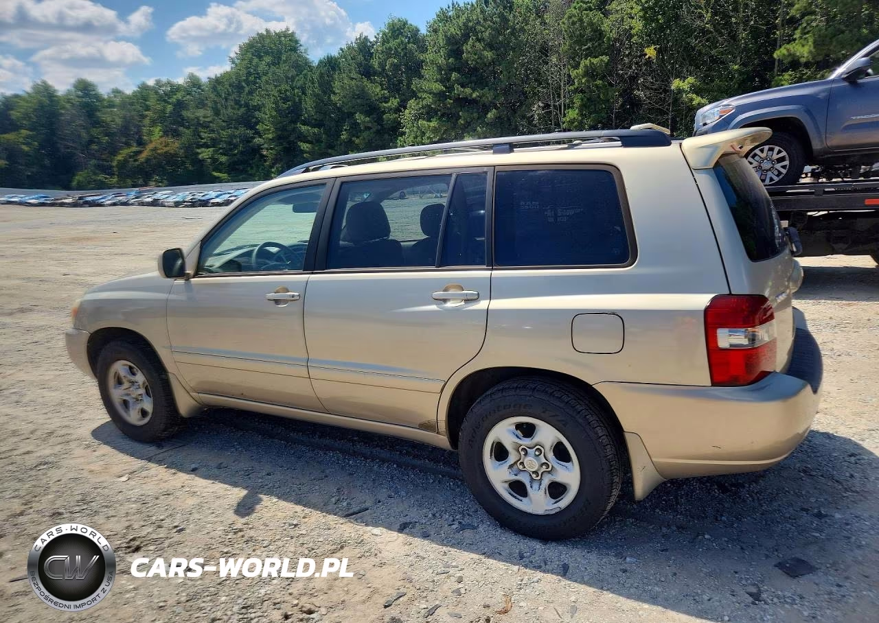 2007 Toyota Highlander Base VIN:JTEGD21A370160840 - 2