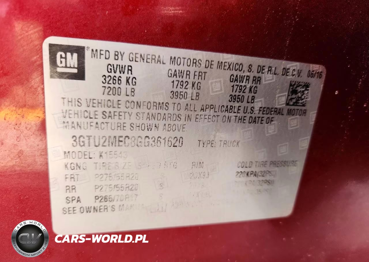 2016 GMC Sierra K1500 Sle VIN:3GTU2MEC8GG361620 - 12