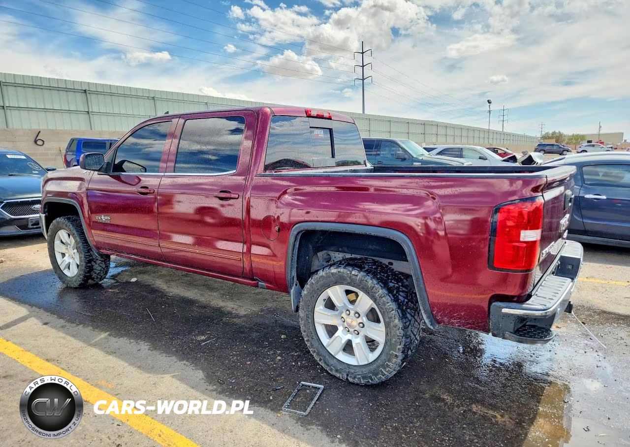 2016 GMC Sierra K1500 Sle VIN:3GTU2MEC8GG361620 - 2