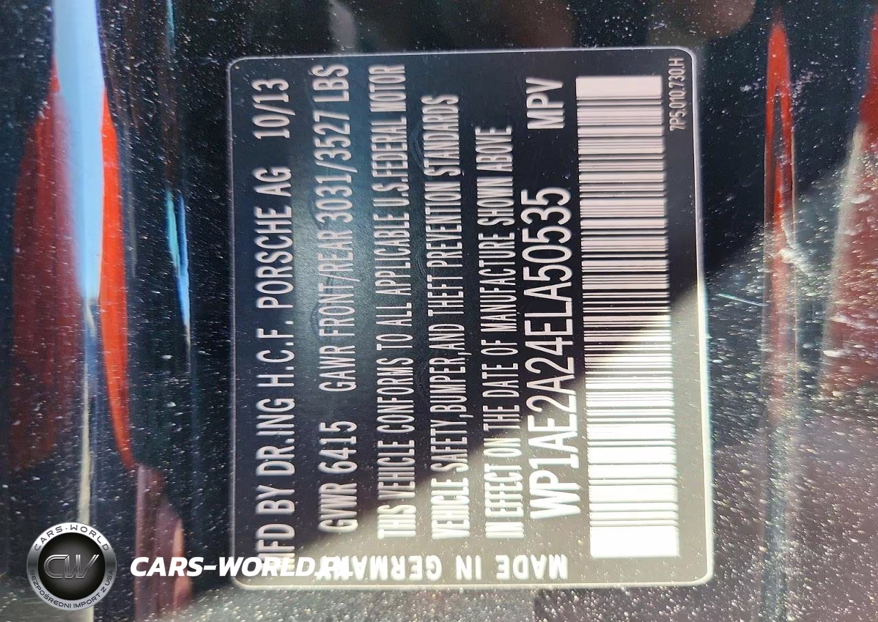 2014 Porsche Cayenne S Hybrid VIN:WP1AE2A24ELA50535 - 13