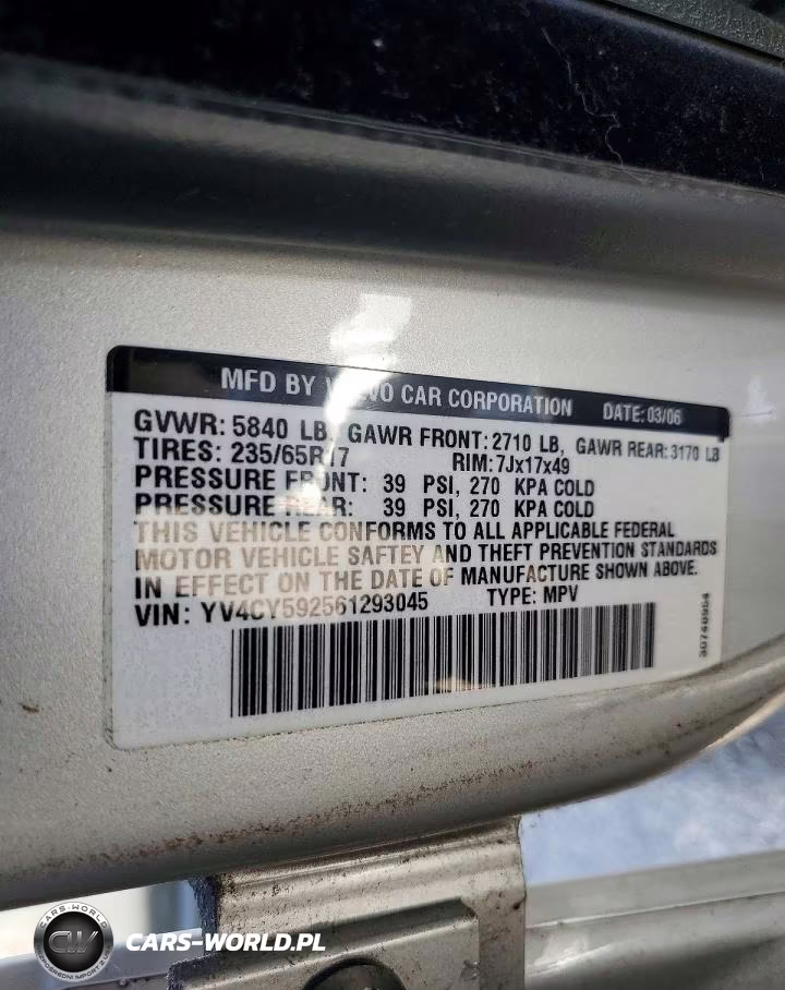 2006 Volvo Xc90 VIN:YV4CY592561293045 - 13