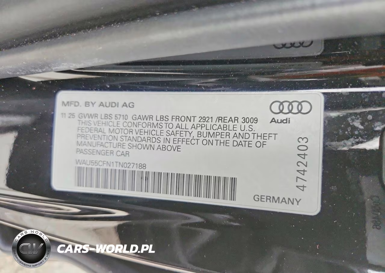 2026 Audi A6 Premium Plus VIN:WAU55CFN1TN027188 - 12
