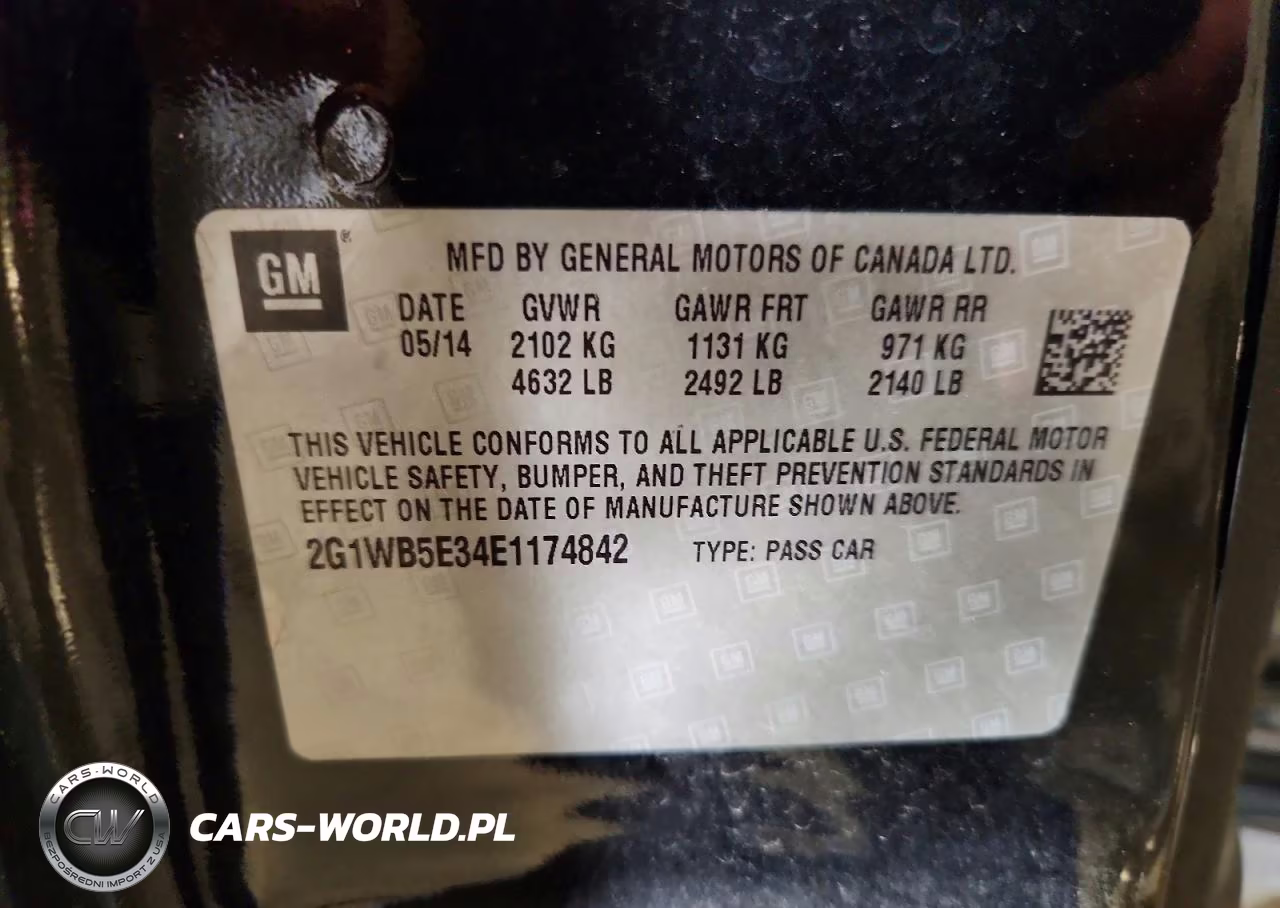 2014 Chevrolet Impala Limited Lt VIN:2G1WB5E34E1174842 - 12
