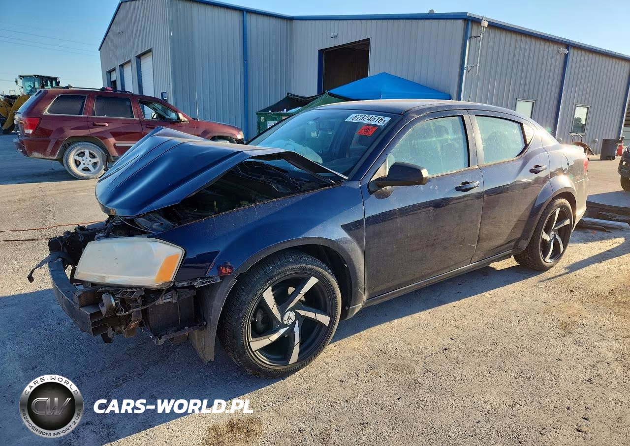 2013 Dodge Avenger Se VIN:1C3CDZAB4DN632504 - 1