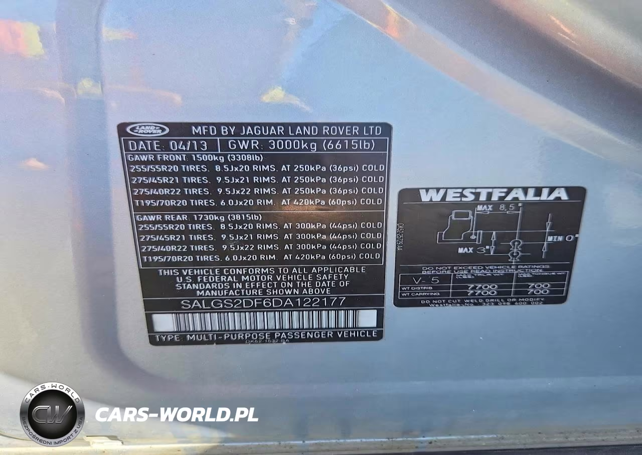 2013 Land Rover Range Rover Hse VIN:SALGS2DF6DA122177 - 12