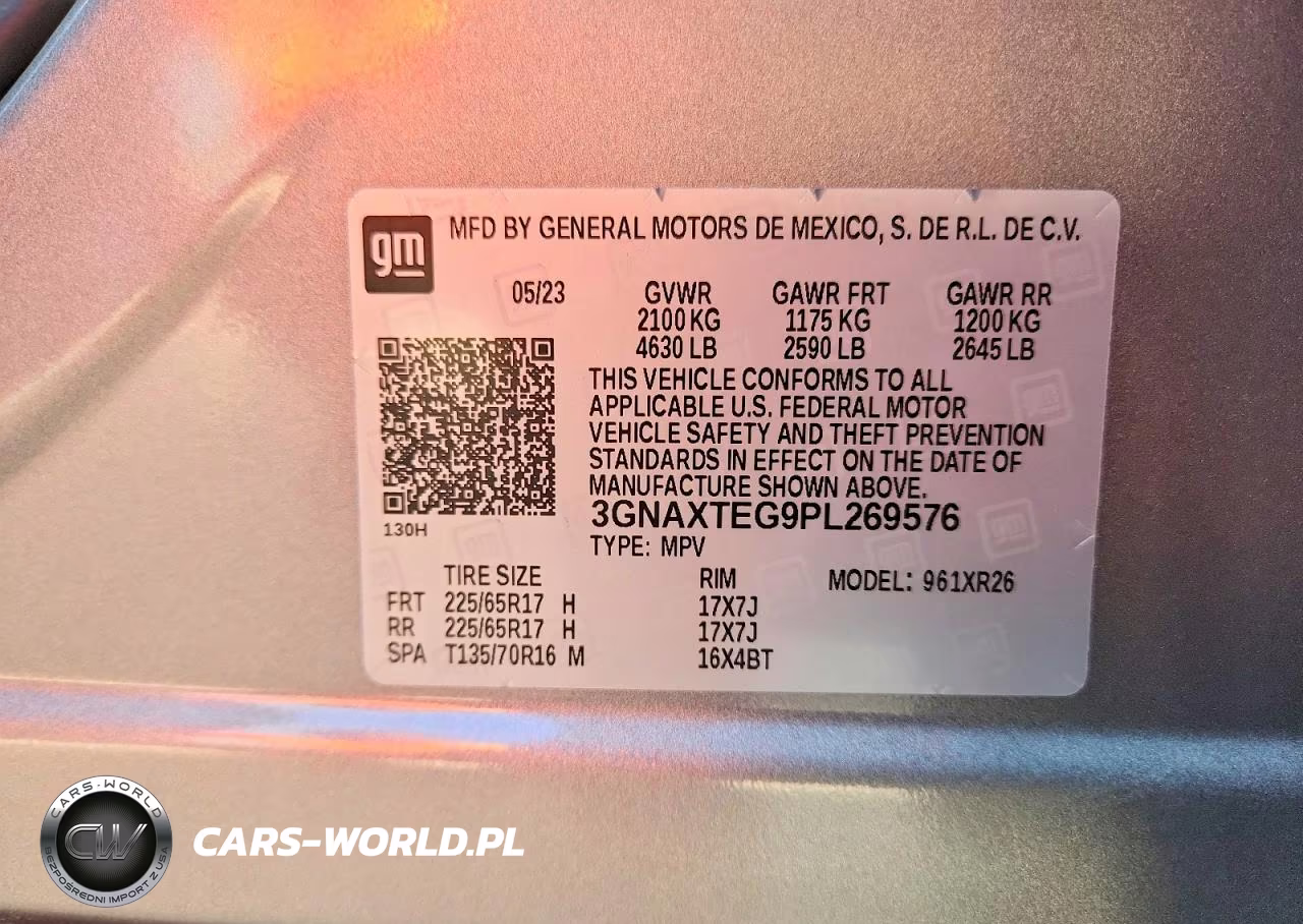 2023 Chevrolet Equinox Awd 2Fl VIN:3GNAXTEG9PL269576 - 13