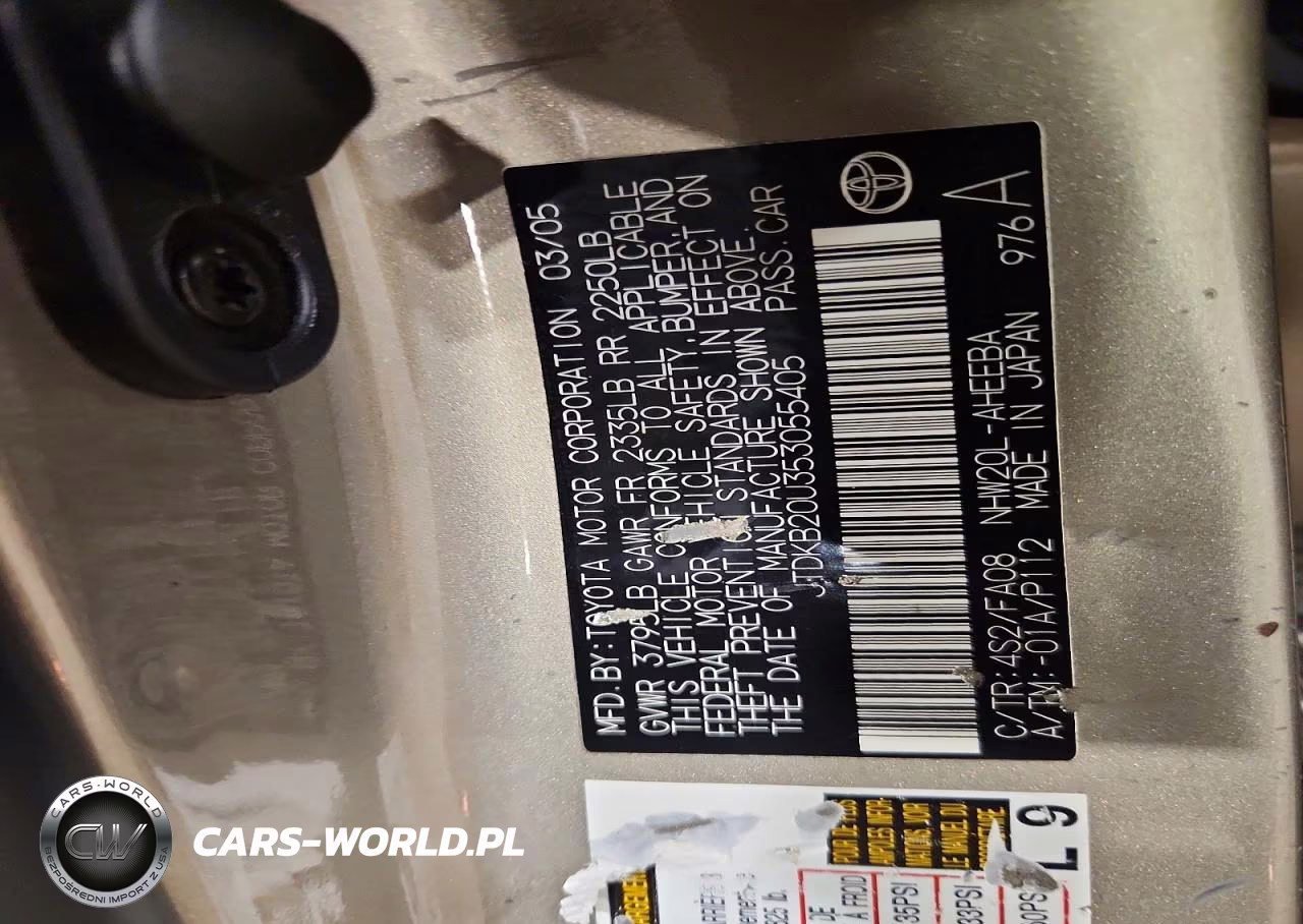 2005 Toyota Prius Base VIN:JTDKB20U353055405 - 12