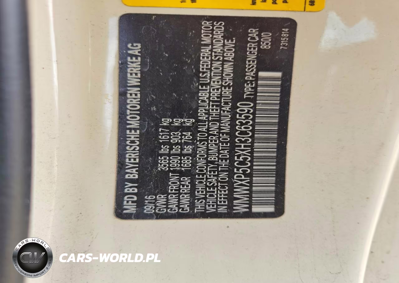 2017 Mini Cooper VIN:WMWXP5C5XH3C63590 - 12