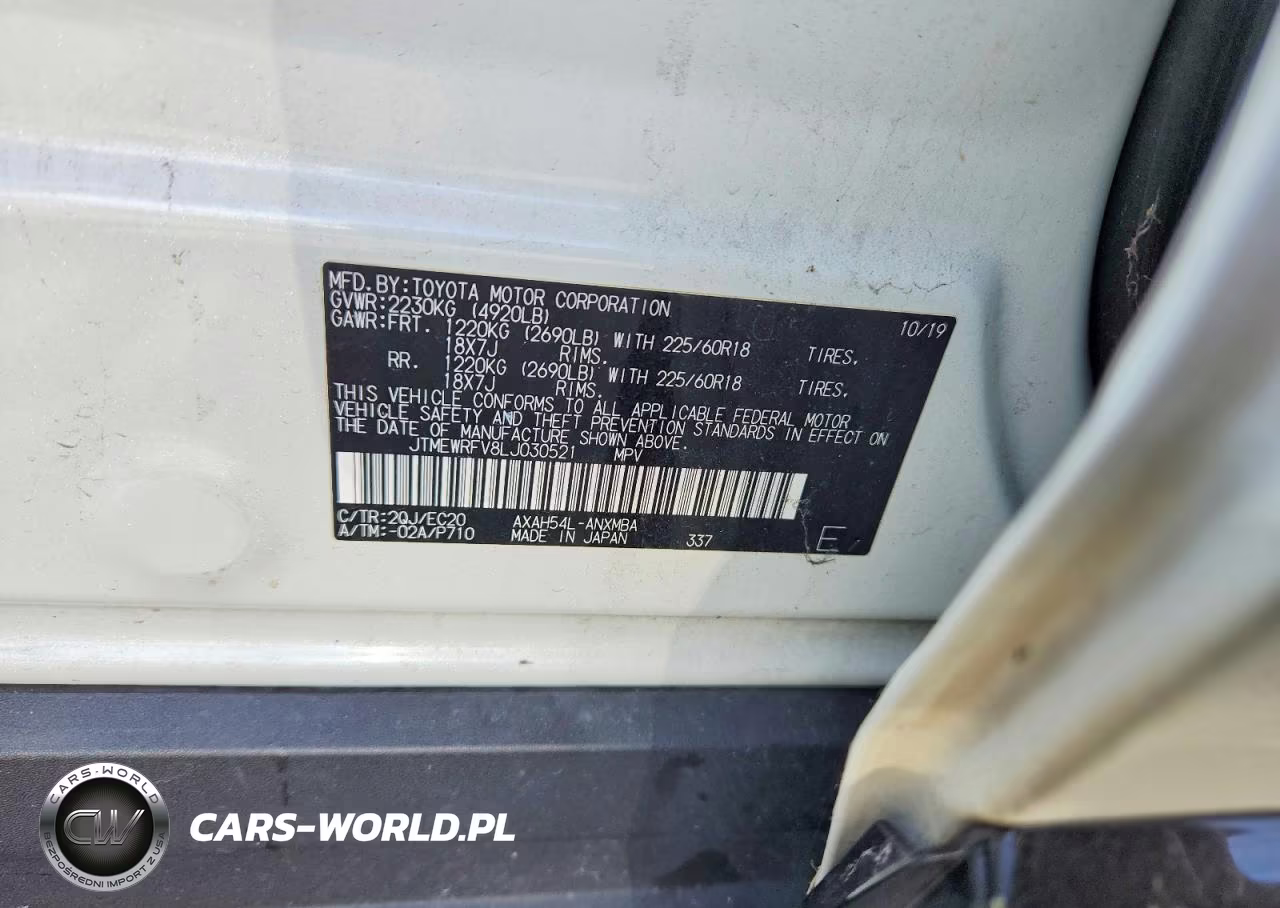2020 Toyota Rav4 Xse VIN:JTMEWRFV8LJ030521 - 12