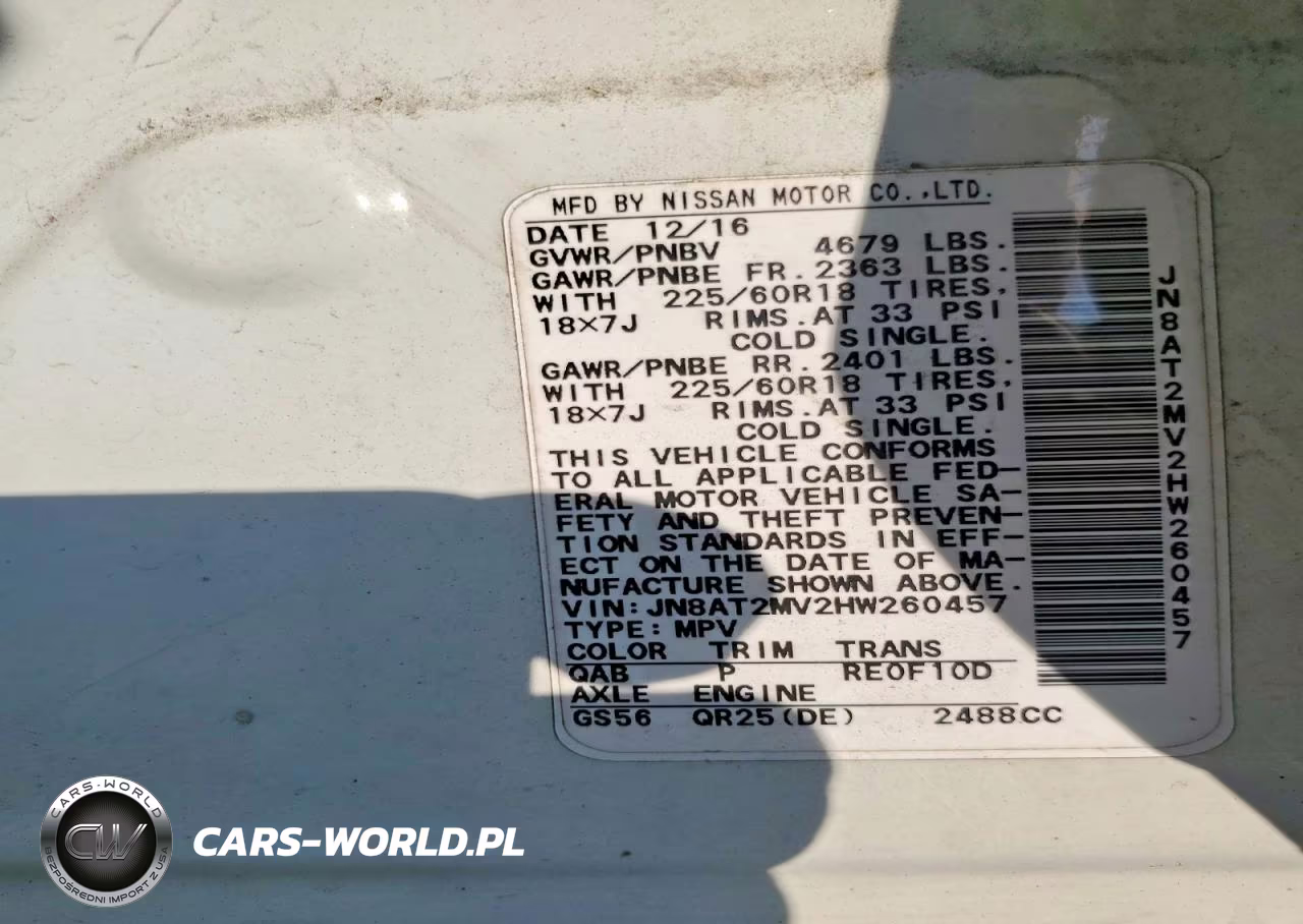 2017 Nissan Rogue Sl VIN:JN8AT2MV2HW260457 - 13