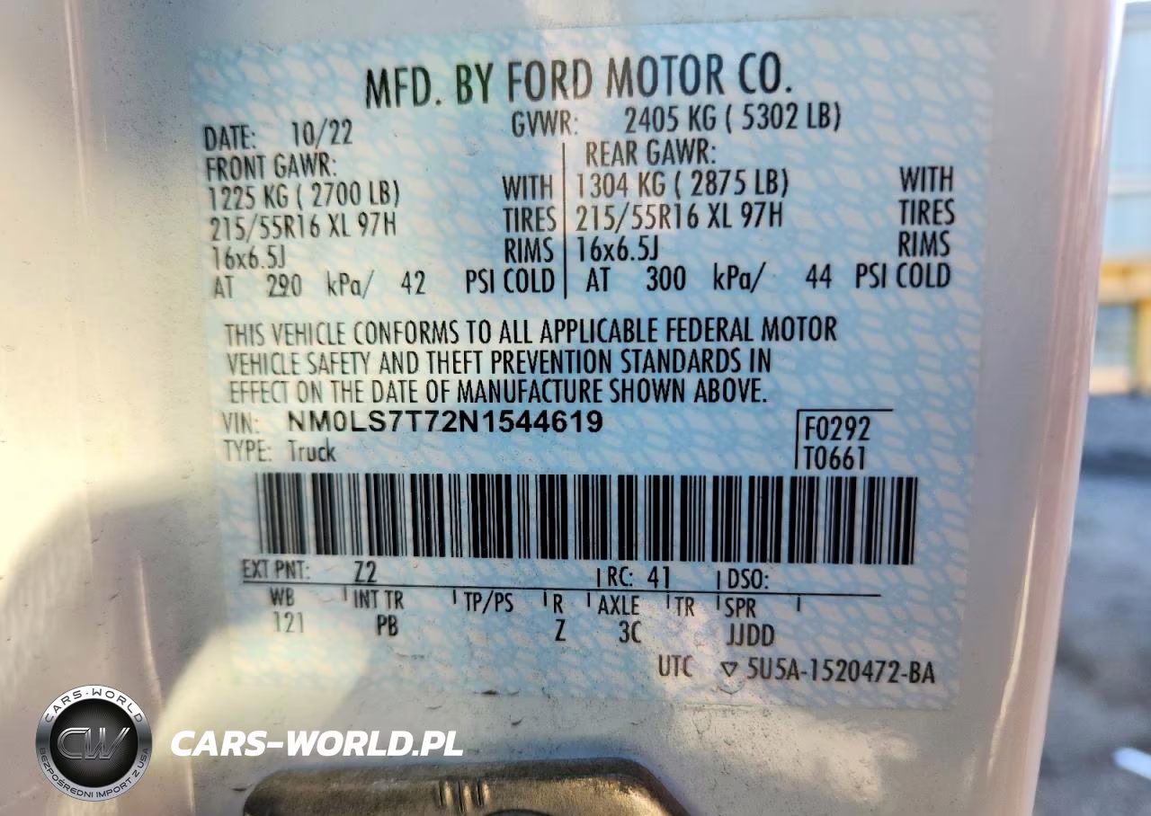 2022 Ford Transit Connect Xlt Delivery Van VIN:NM0LS7T72N1544619 - 13