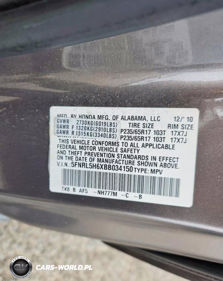 2011 Honda Odyssey Exl VIN:5FNRL5H6XBB034150 - 13