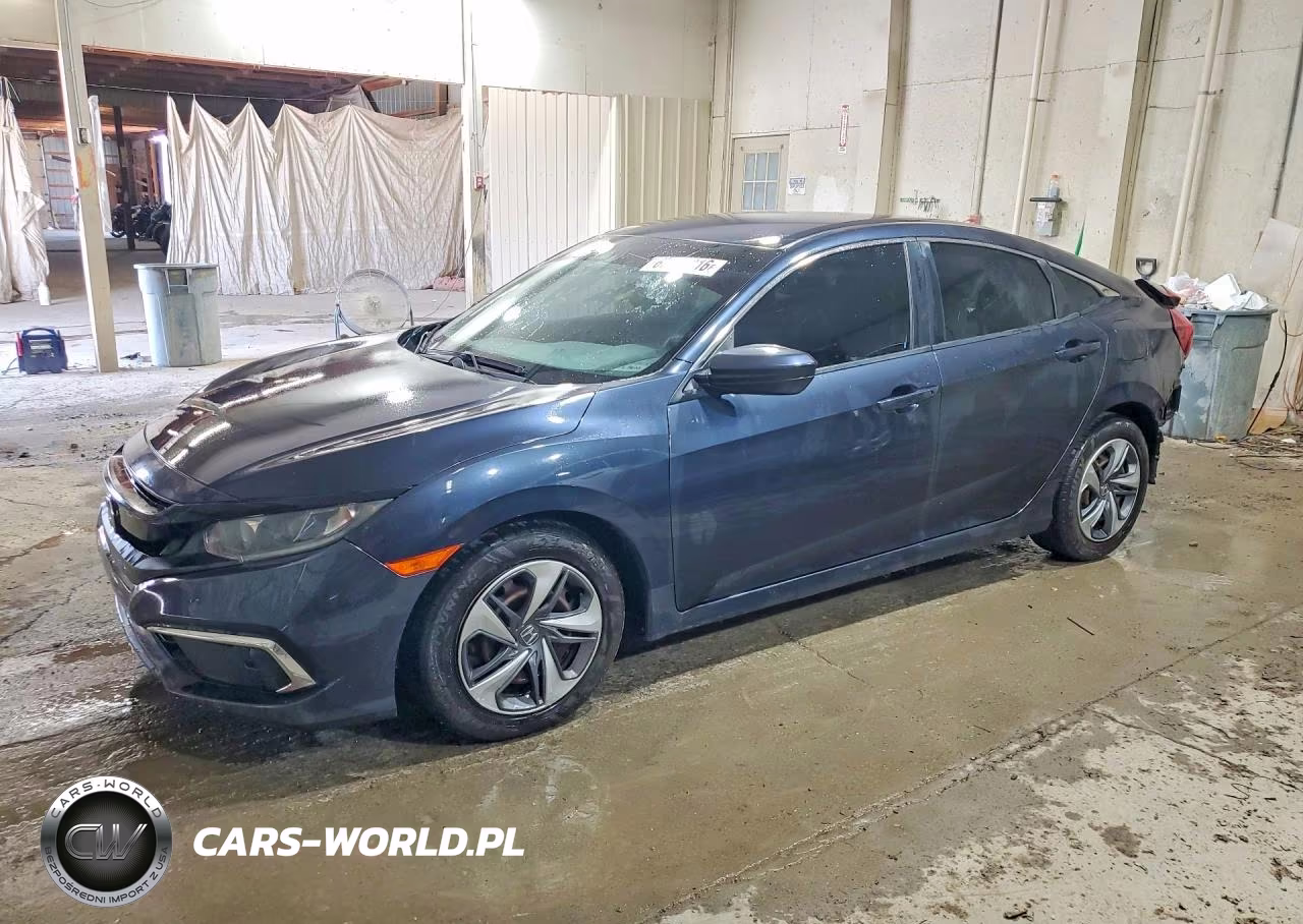 2019 Honda Civic Lx VIN:2HGFC2F60KH584375 - 1