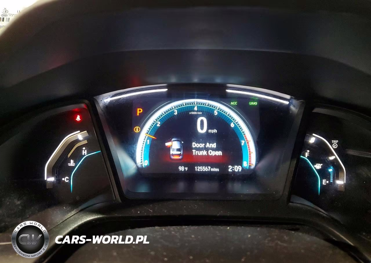 2019 Honda Civic Lx VIN:2HGFC2F60KH584375 - 9