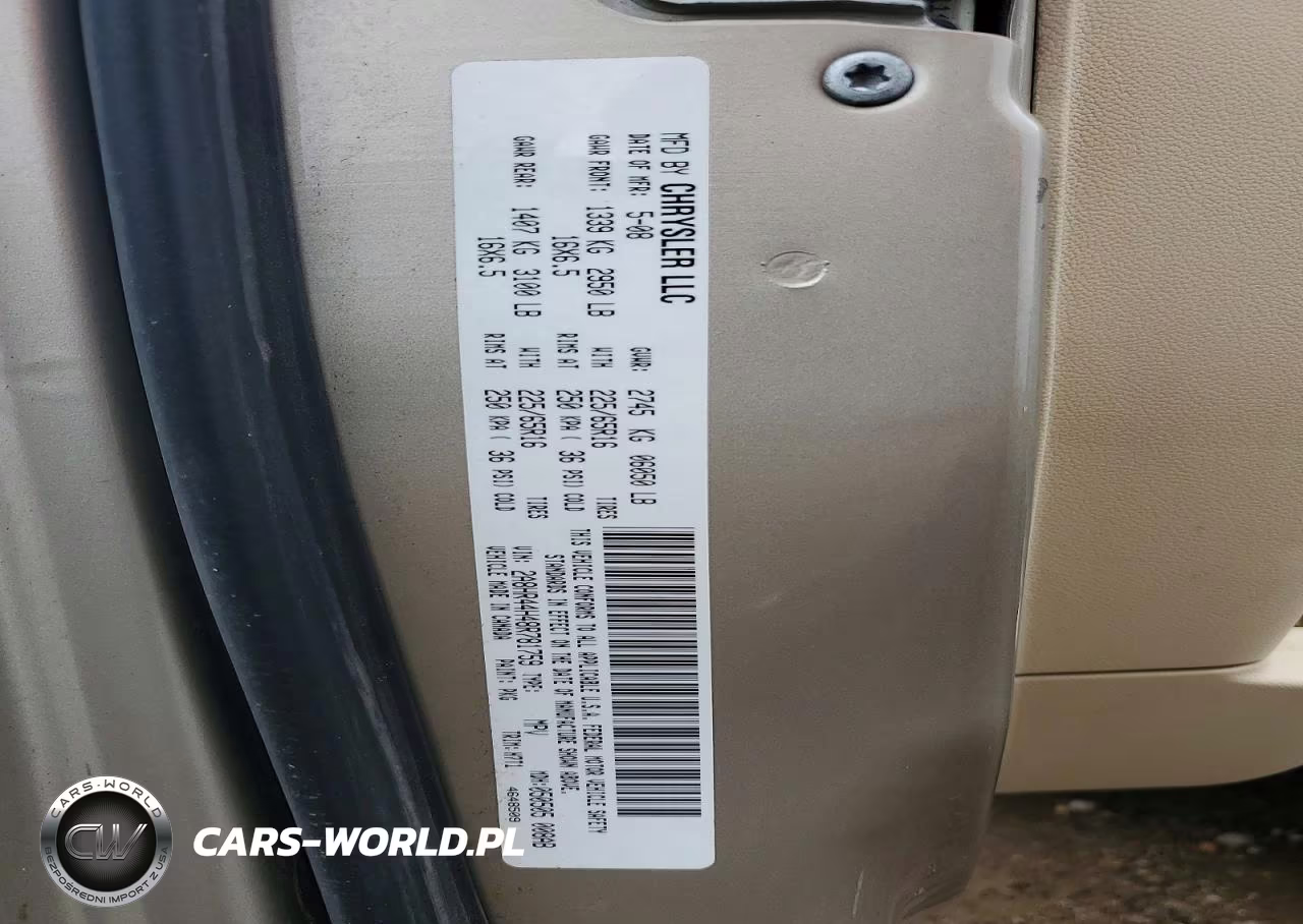 2008 Chrysler Town & Country Lx VIN:2A8HR44H48R781759 - 13