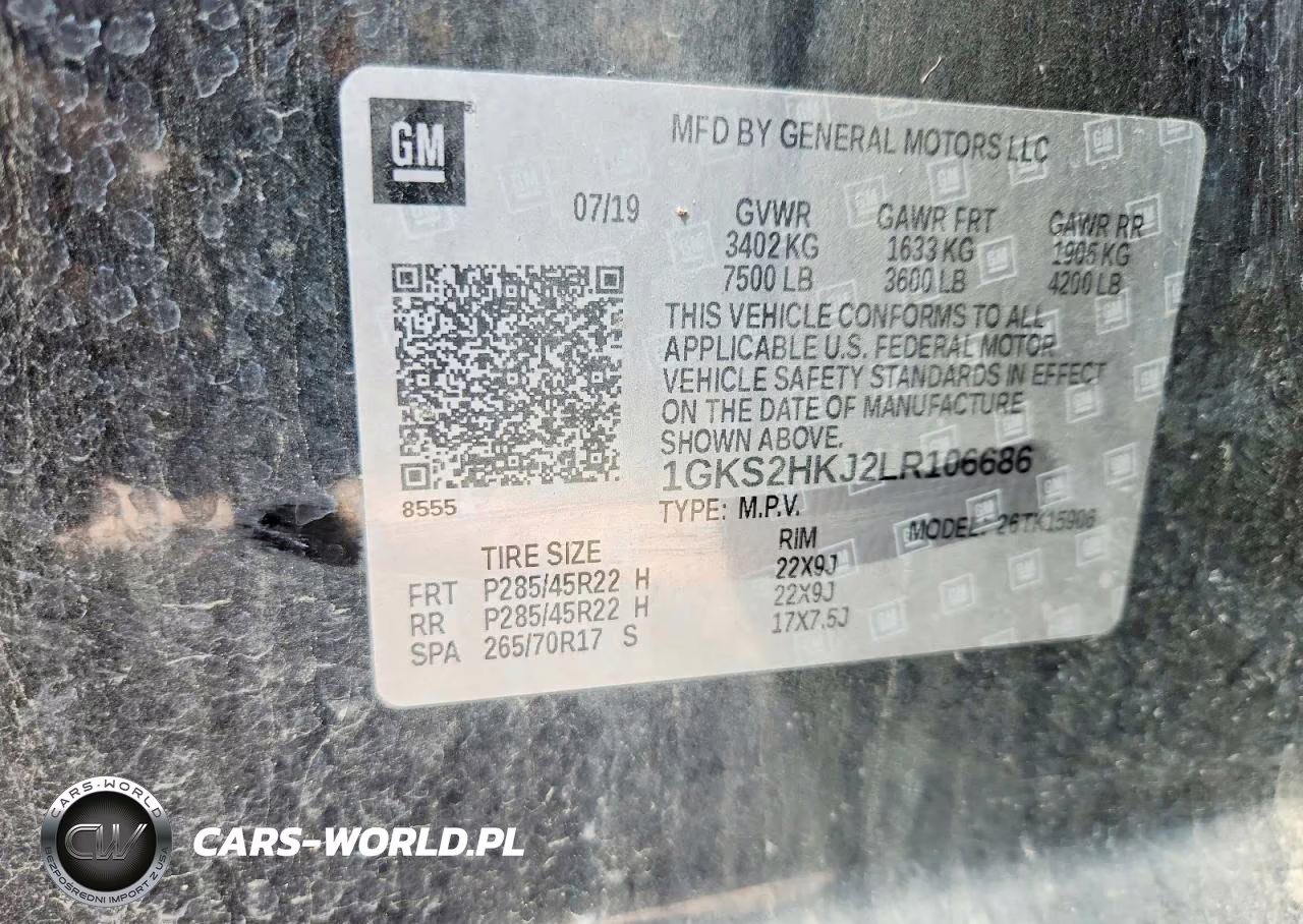 2020 GMC Yukon Xl Denali VIN:1GKS2HKJ2LR106686 - 13