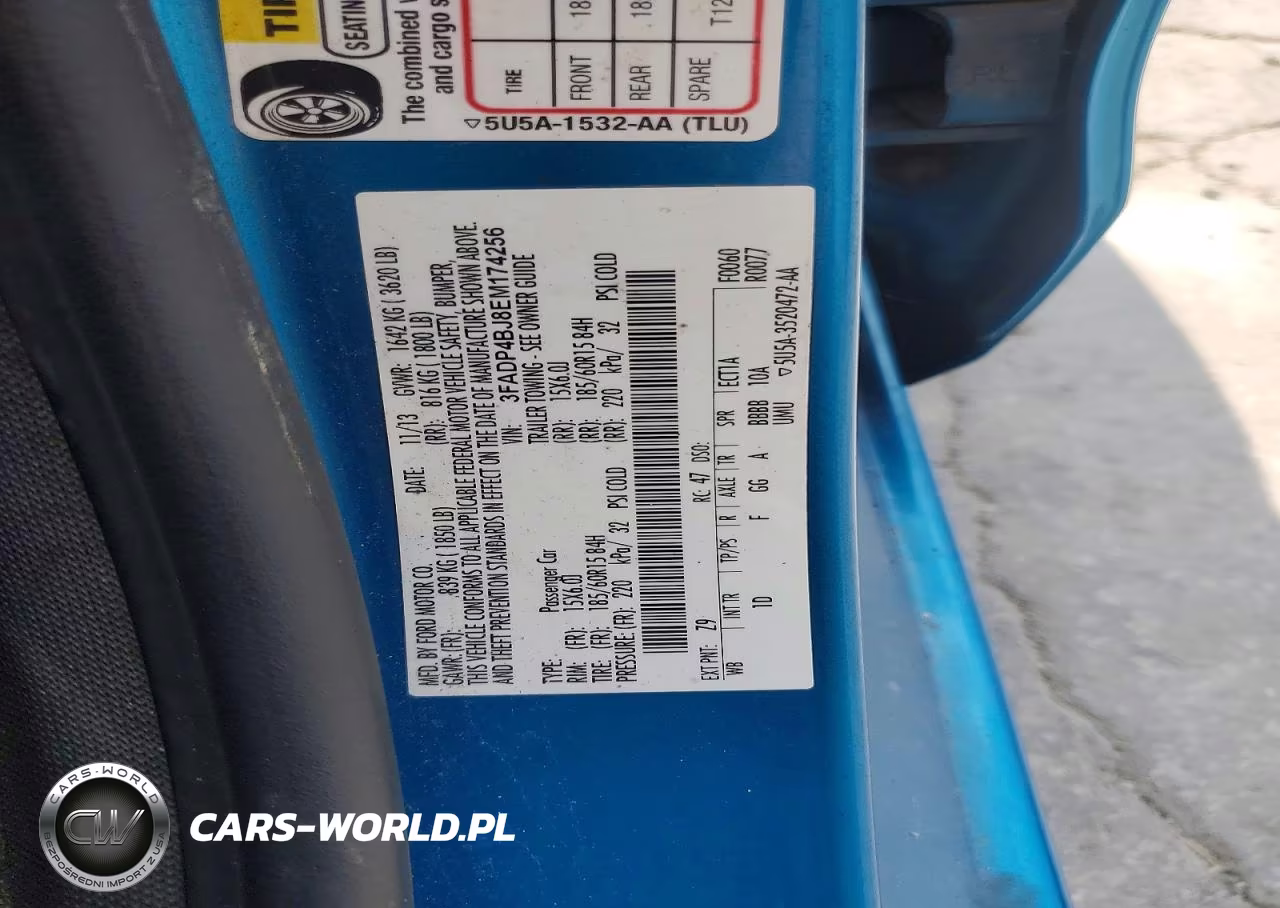 2014 Ford Fiesta Se VIN:3FADP4BJ8EM174256 - 12